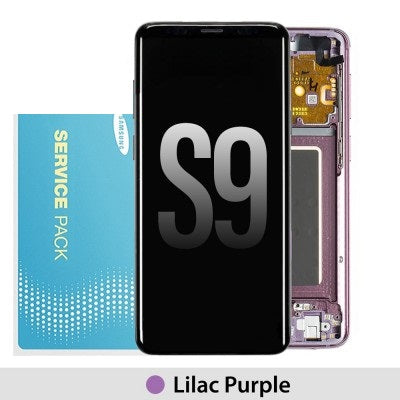 Samsung Galaxy S9 G960F OLED Screen Replacement Digitizer GH97-21696B (Gold)-Lilac Purple Samsung Galaxy S9 G960F OLED Screen Replacement Digitizer GH97-21696B (Gold)-Lilac Purple